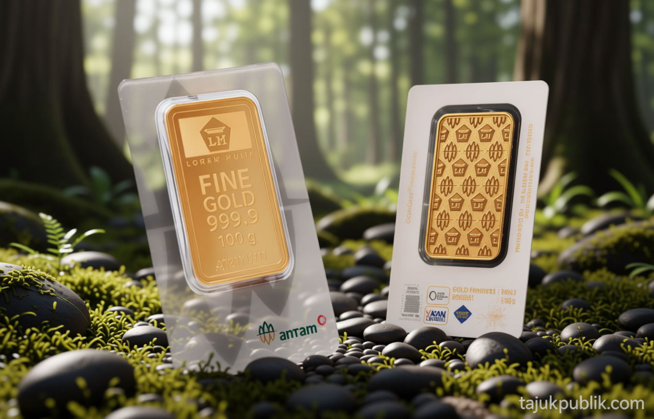 Harga Emas Antam Lanjutkan Penurunan – Kini di Level Rp2,673 Juta per Gram