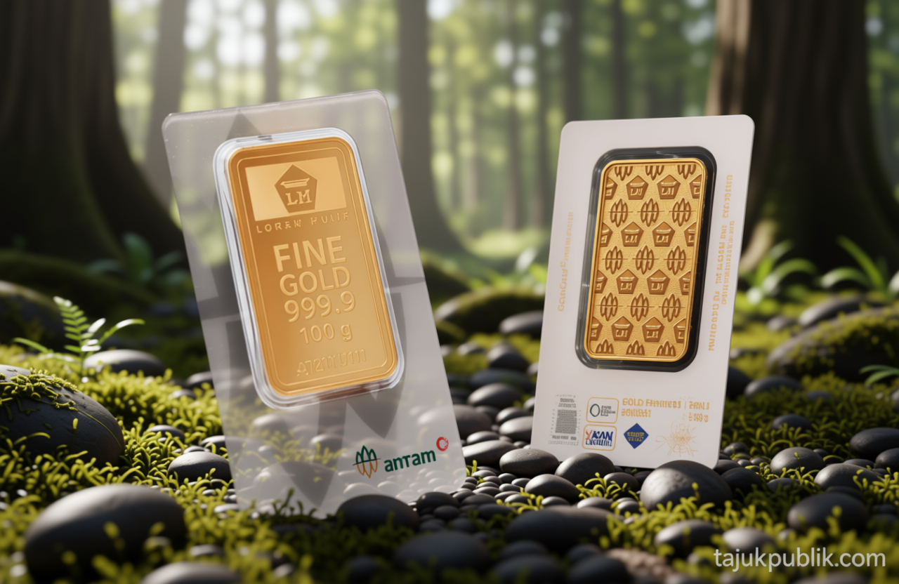 Harga Emas Antam Lanjutkan Penurunan – Kini di Level Rp2,673 Juta per Gram