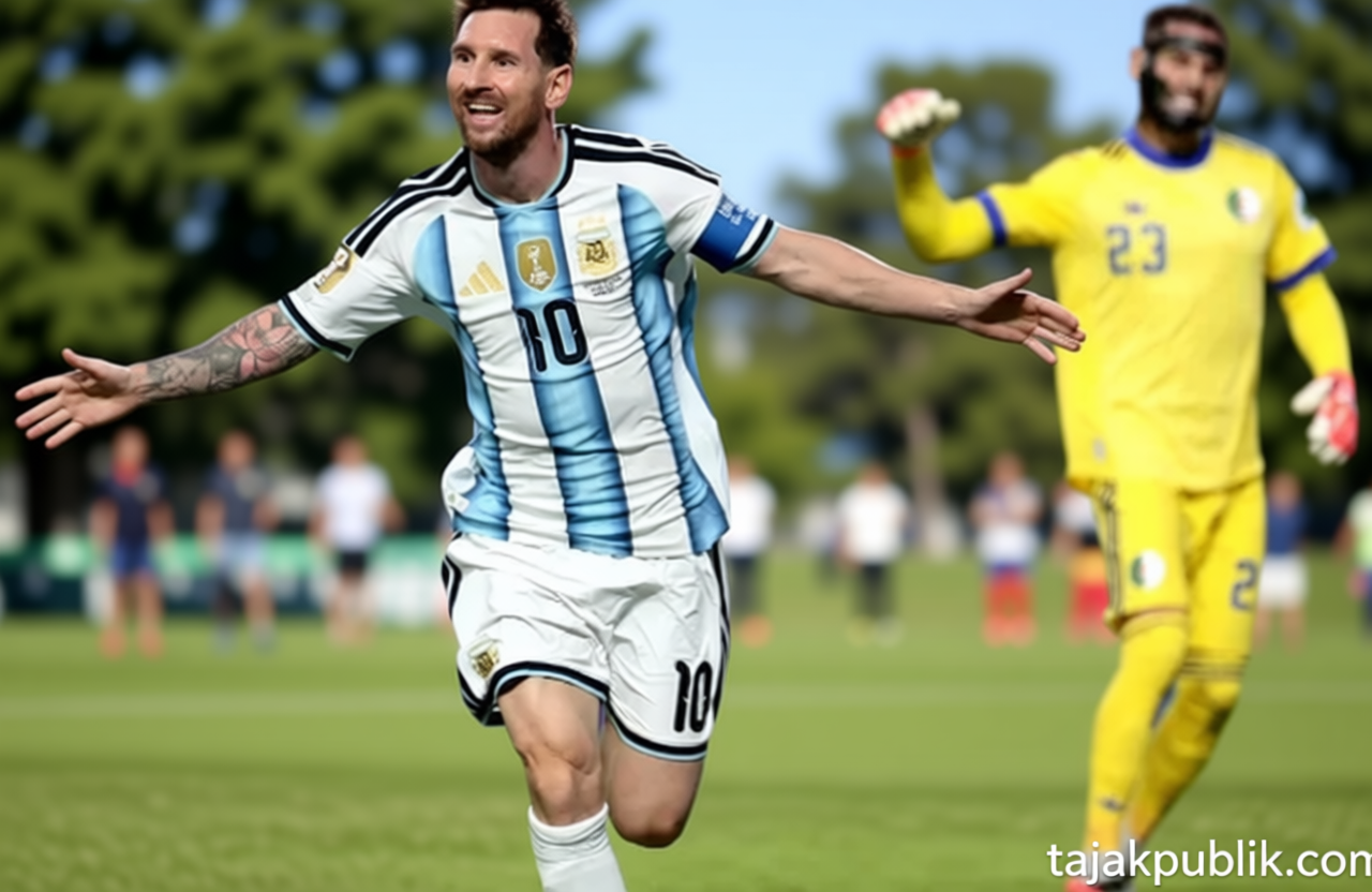 Lionel Messi Pecahkan Rekor Gol Jarak Jauh di Piala Dunia