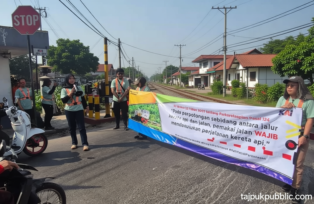Special Plan: KAI Ajak Pengendara Disiplin dan Imbau Warga Jauhi Jalur Rel
