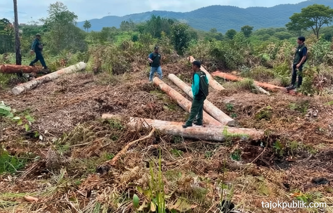 Topics Covered: Kemenhut Bongkar Modus Penimbunan Kayu Bulat di Sumut