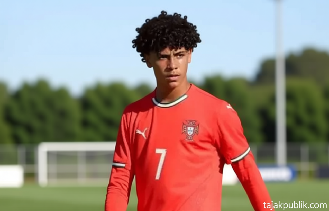 Important Visit: Pewaris Nomor 7 Portugal? Ronaldo Jr. jadi Magnet Baru di Piala Dunia 2026