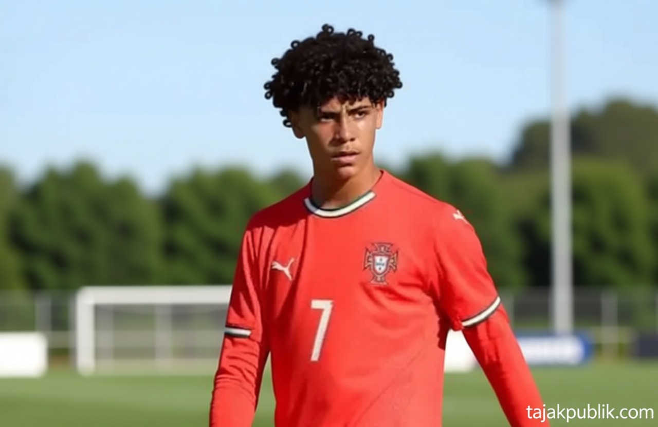 Important Visit: Pewaris Nomor 7 Portugal? Ronaldo Jr. jadi Magnet Baru di Piala Dunia 2026
