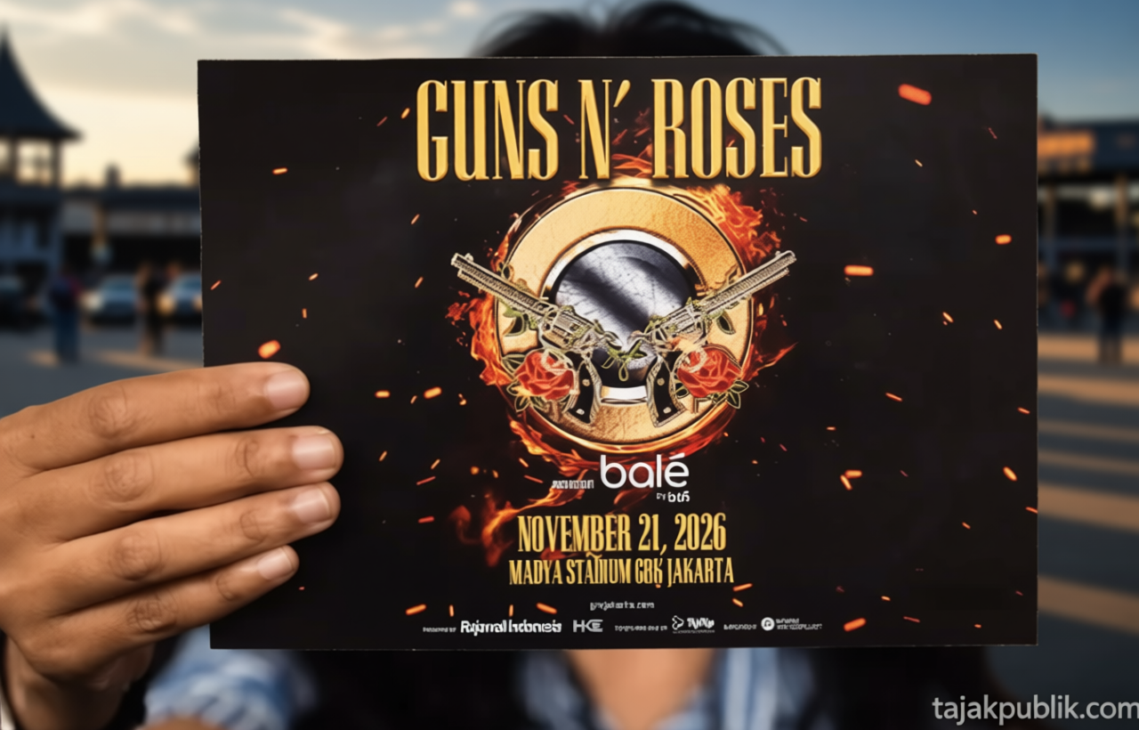 Visit Agenda: Reuni Guns N’ Roses di Jakarta Dipastikan Hadirkan Axl Rose hingga Slash