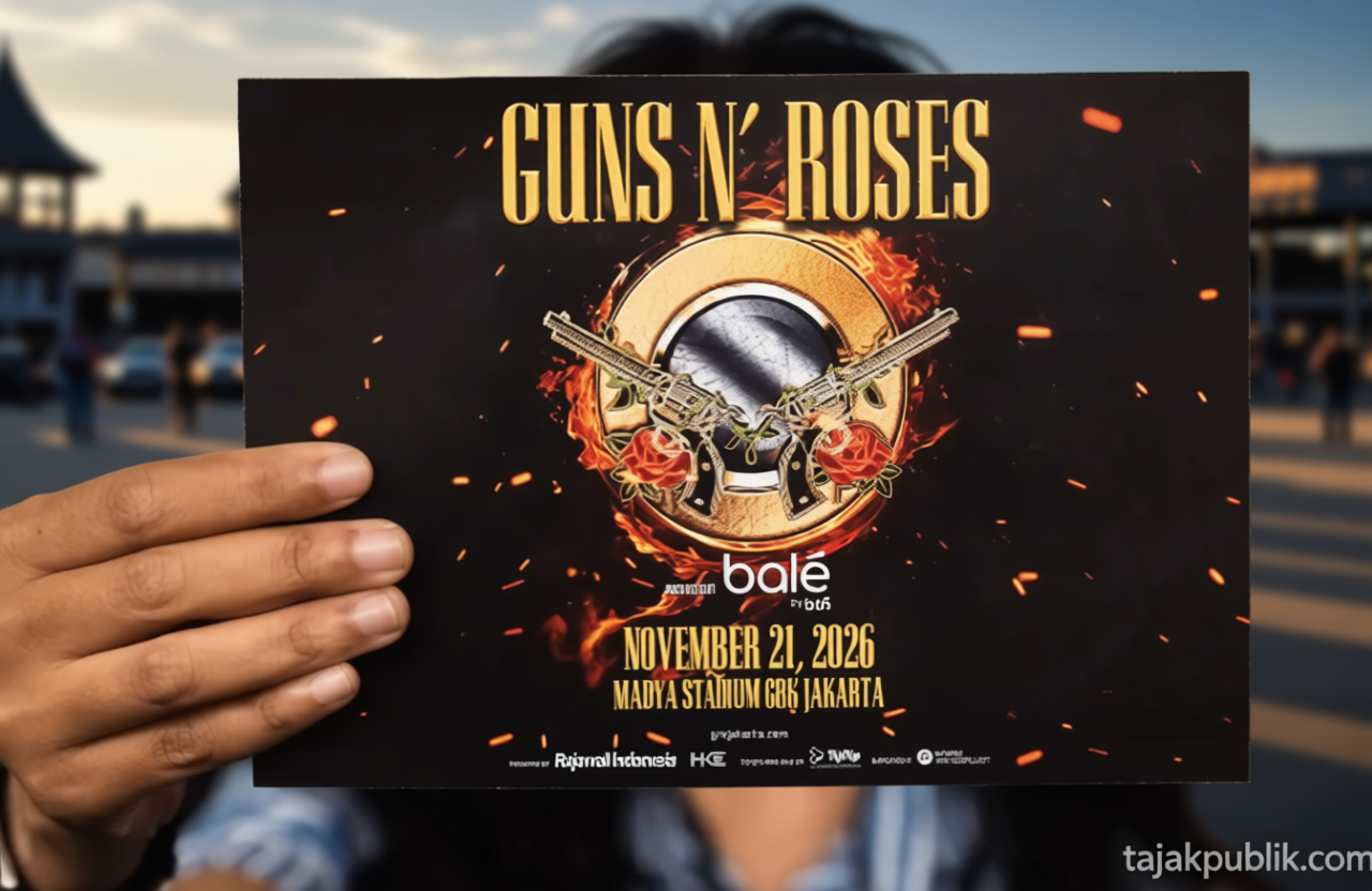 Visit Agenda: Reuni Guns N’ Roses di Jakarta Dipastikan Hadirkan Axl Rose hingga Slash