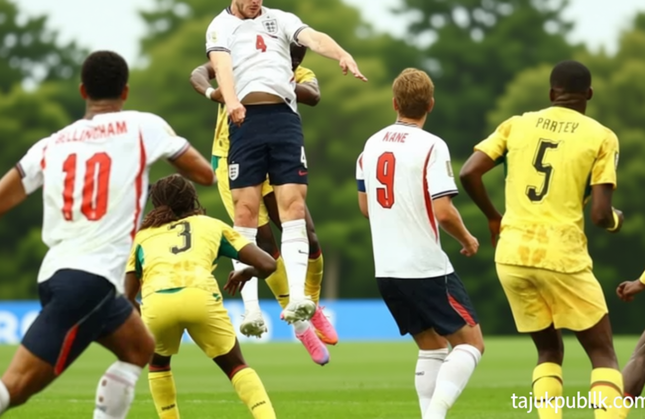 Babak Pertama – Inggris Vs Ghana belum Menghasilkan Gol