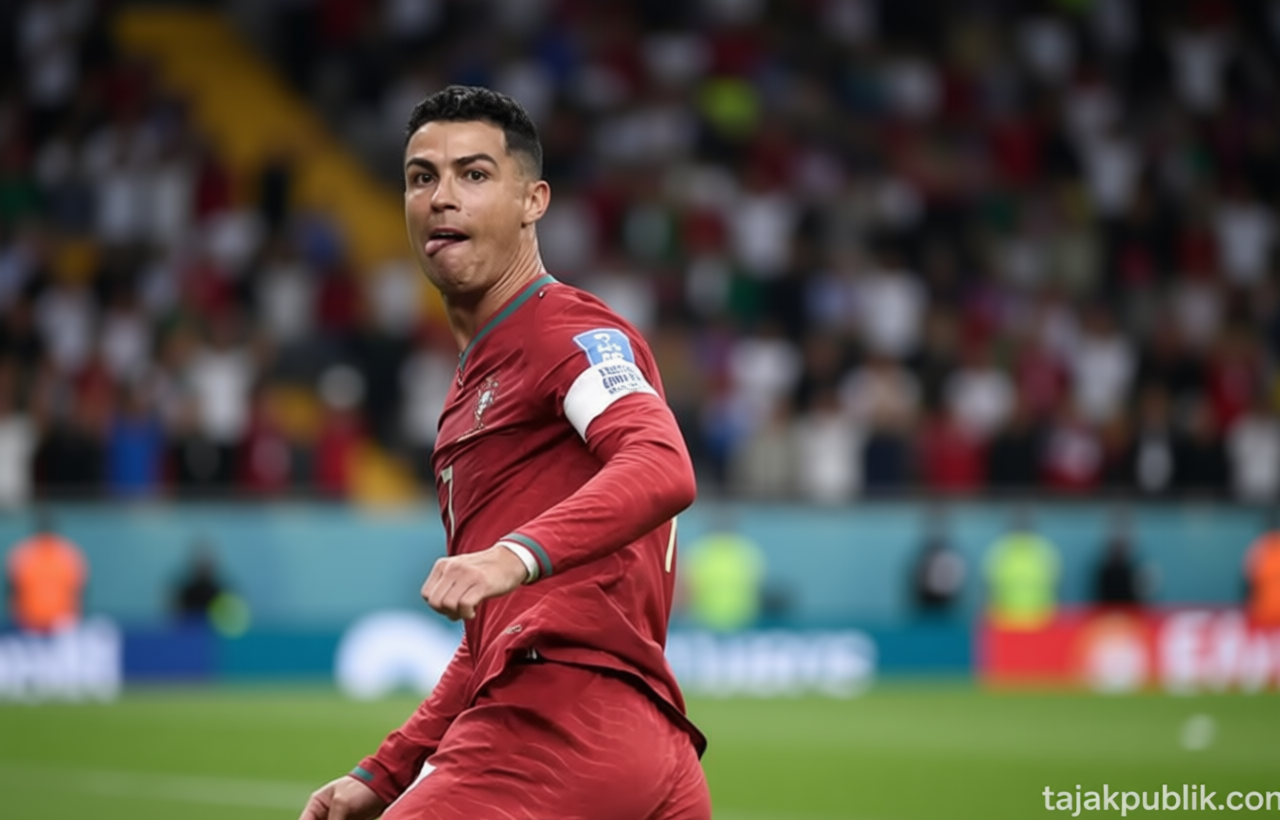 Historic Moment: Ronaldo Cetak Brace, Portugal Kirim Sinyal Kuat di Grup K Piala Dunia 2026