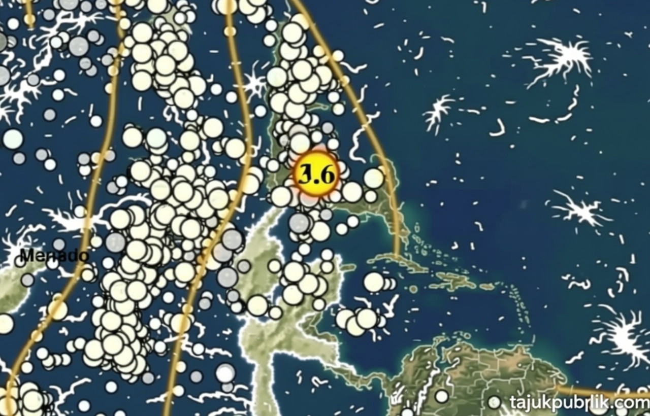 Latest Program: Gempa Magnitudo 3,6 Terjadi di Timur Laut Daruba