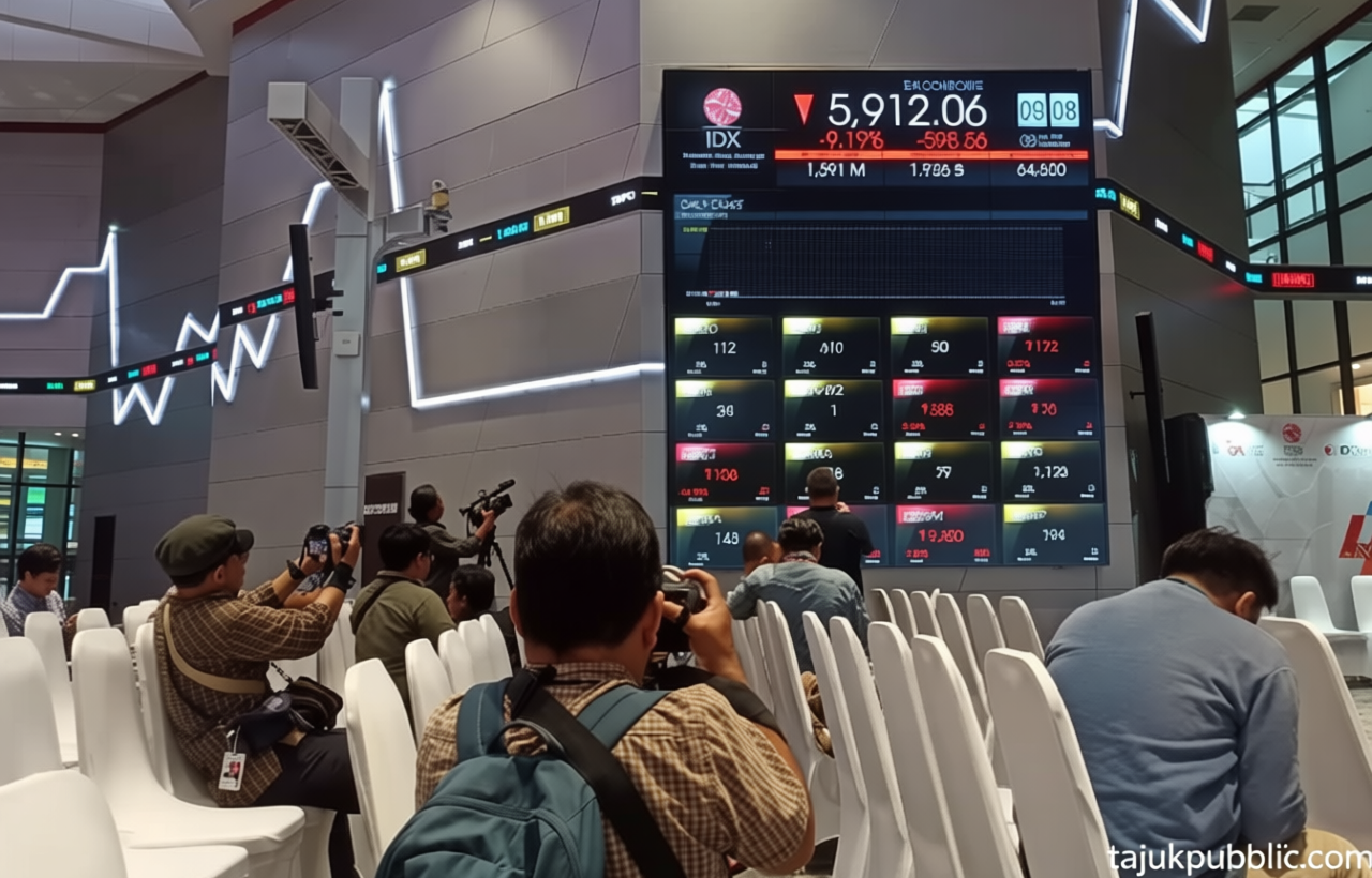 New Policy: IHSG Ditutup Melemah 2,67 Persen Pada Perdagangan Hari Ini