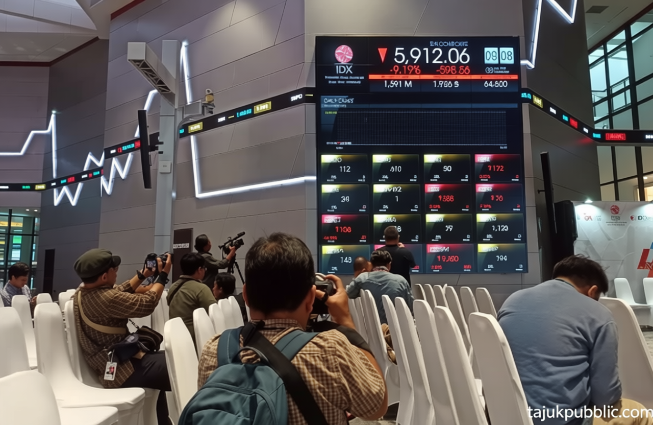 New Policy: IHSG Ditutup Melemah 2,67 Persen Pada Perdagangan Hari Ini