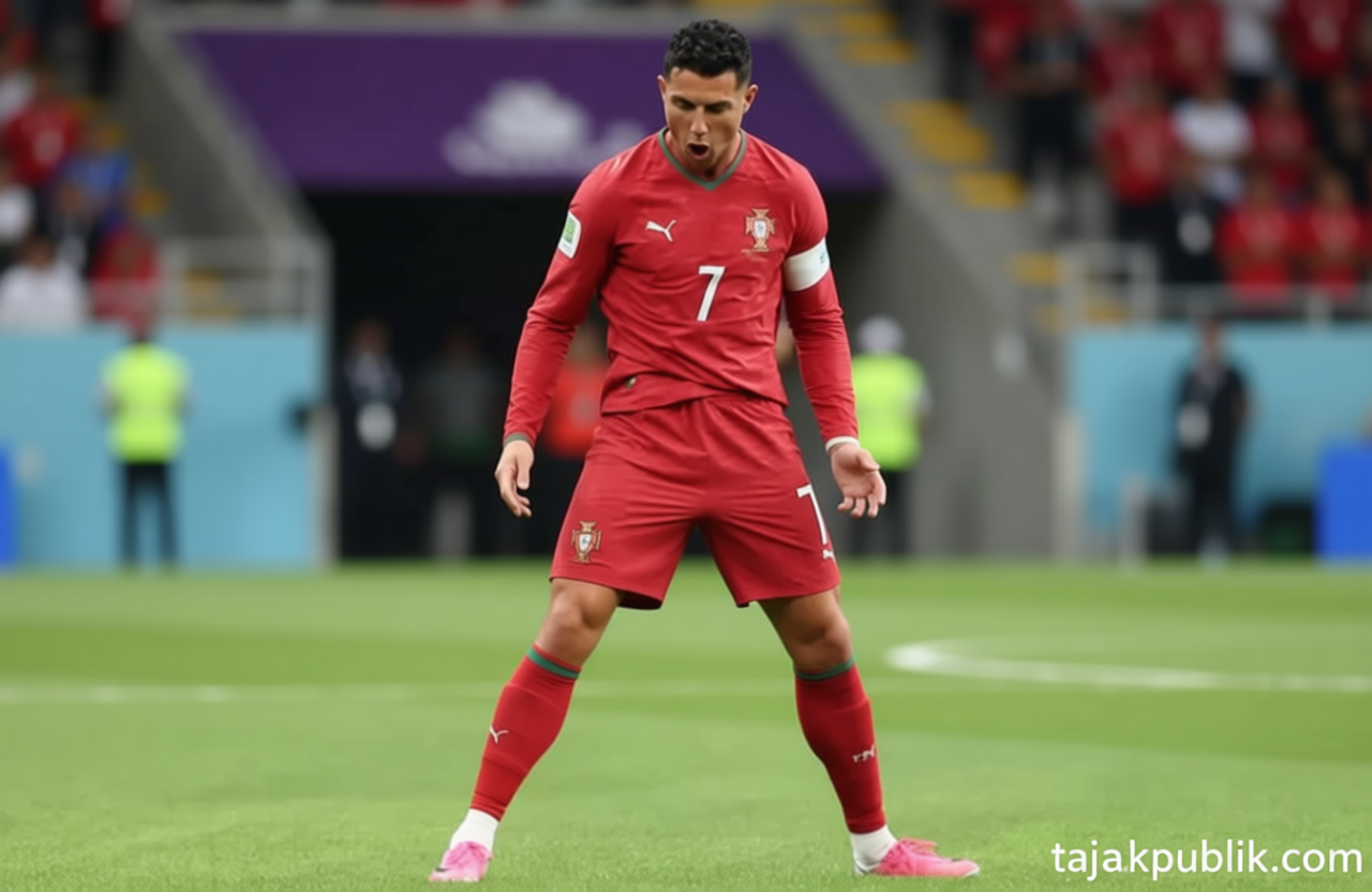 Historic Moment: Ronaldo Jadi Pemain Pertama Cetak Gol di Enam Piala Dunia