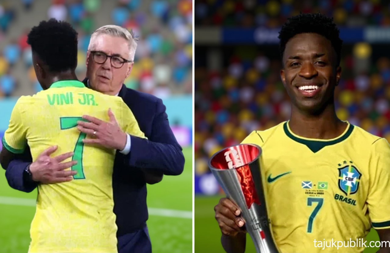Announced: Vinicius Jr Sebut Ancelotti Pelatih Terbaik Dunia