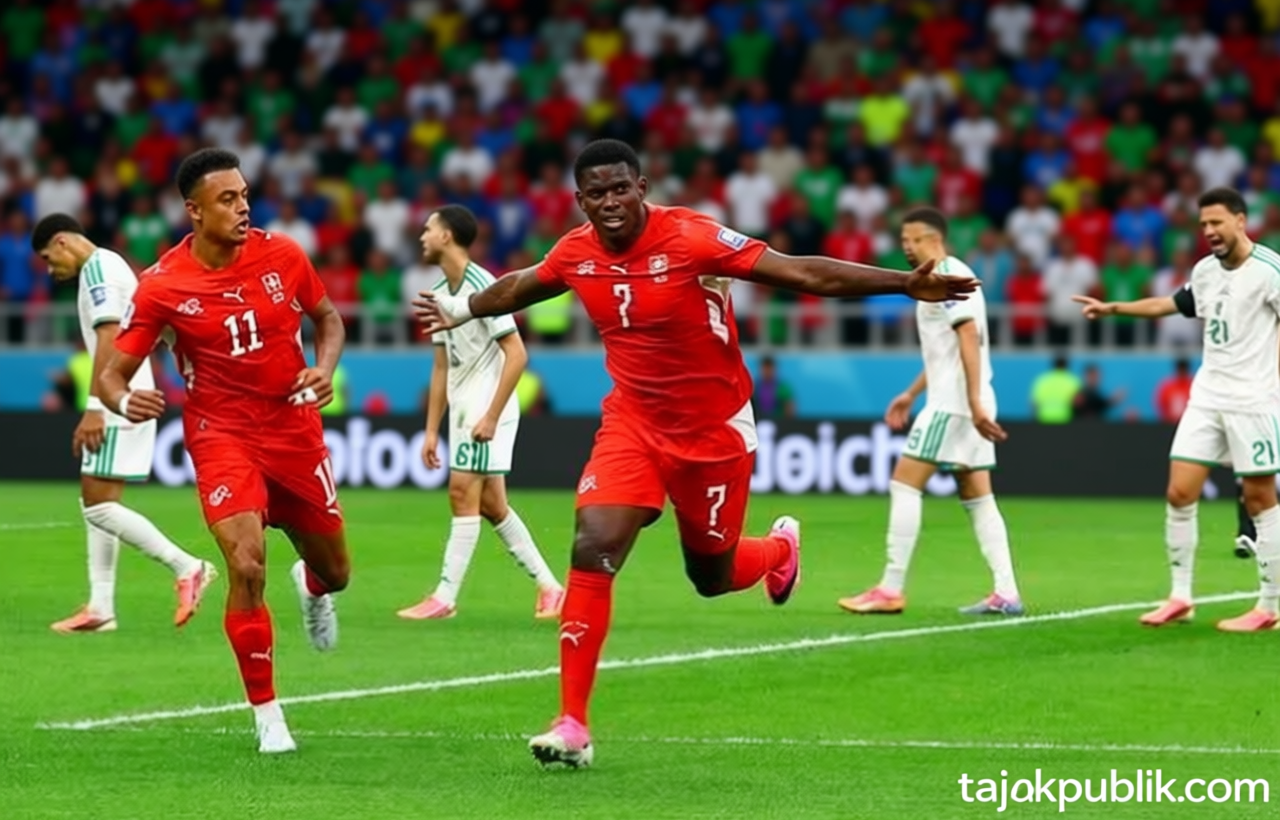 Latest Program: Hasil Piala Dunia 2026: Swiss Melaju 16 Besar usai Tundukkan Aljazair 2-0