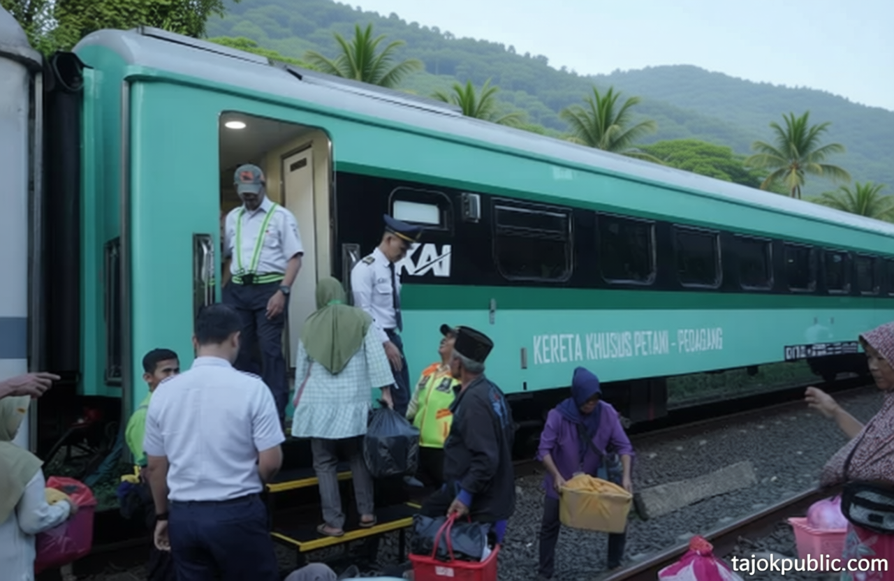 Visit Agenda: Kereta Petani Pedagang Layani 26.074 Penumpang Semester I 2026