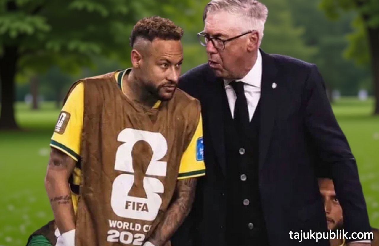 Historic Moment: Ancelotti Pastikan Neymar Fit, Siap Tampil Lawan Norwegia
