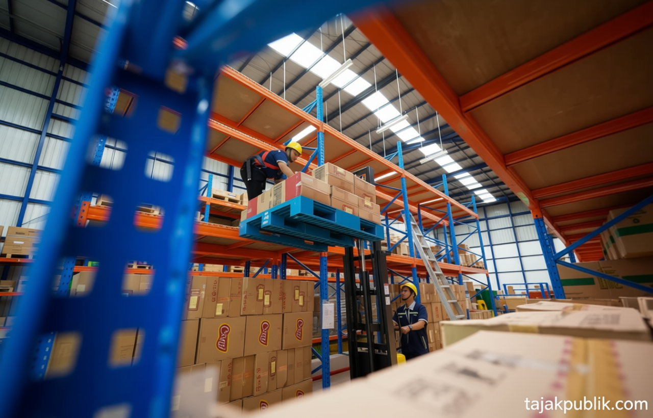 Petugas Logistik KAI Services Amankan Pasokan Makan Penumpang
