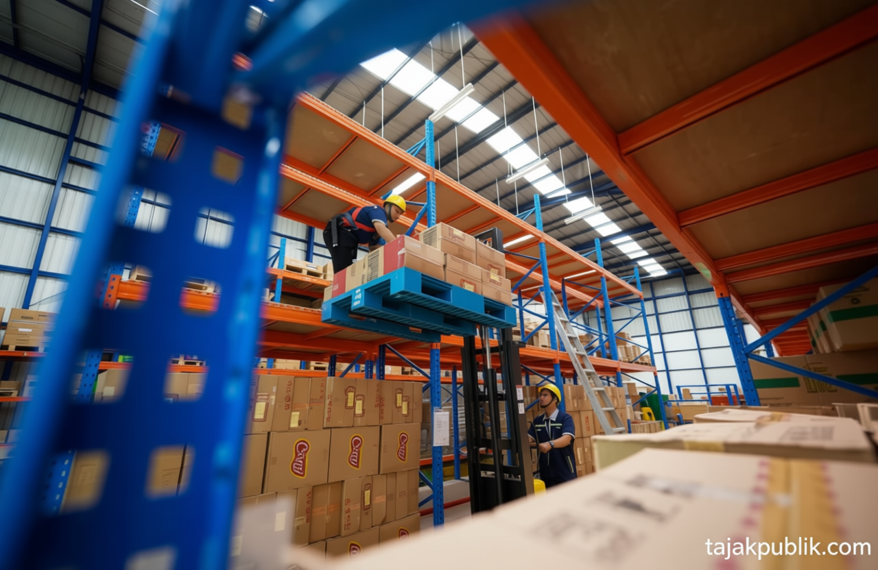 Petugas Logistik KAI Services Amankan Pasokan Makan Penumpang