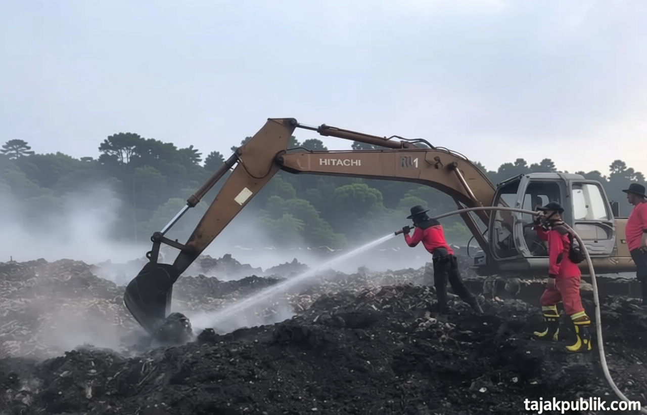 New Policy: KLH: Pemadaman Kebakaran TPA Jatiwaringin Sulit karena Mirip Lahan Gambut