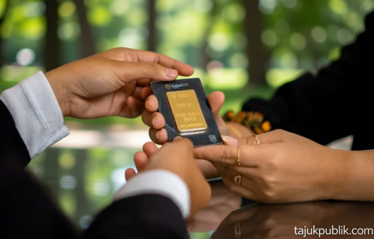Harga Emas Pegadaian Hari Ini, Galeri24 dan UBS Lanjutkan Penurunan