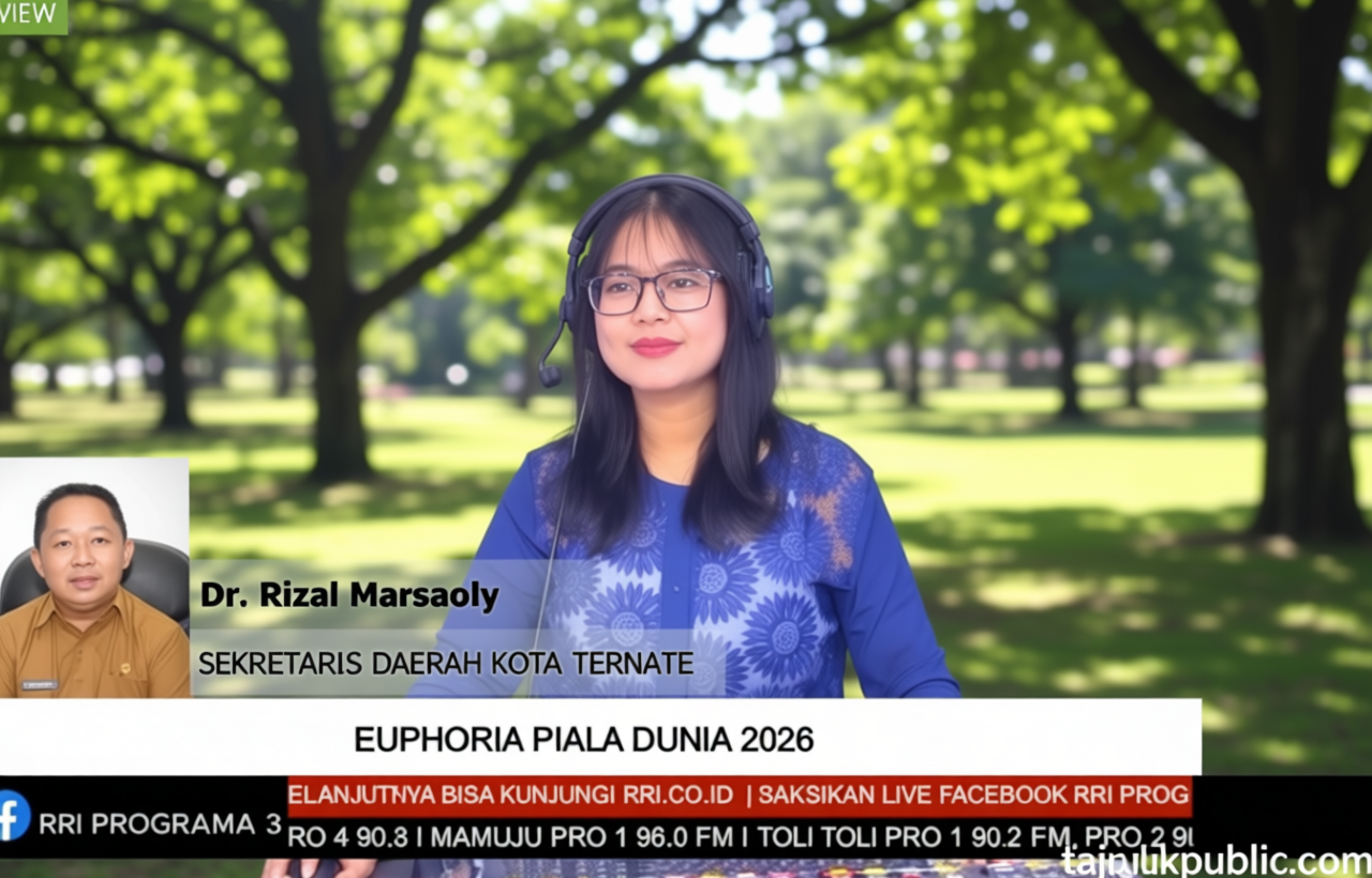Historic Moment: Nobar Piala Dunia Gerakkan Perekonomian Lokal di Ternate