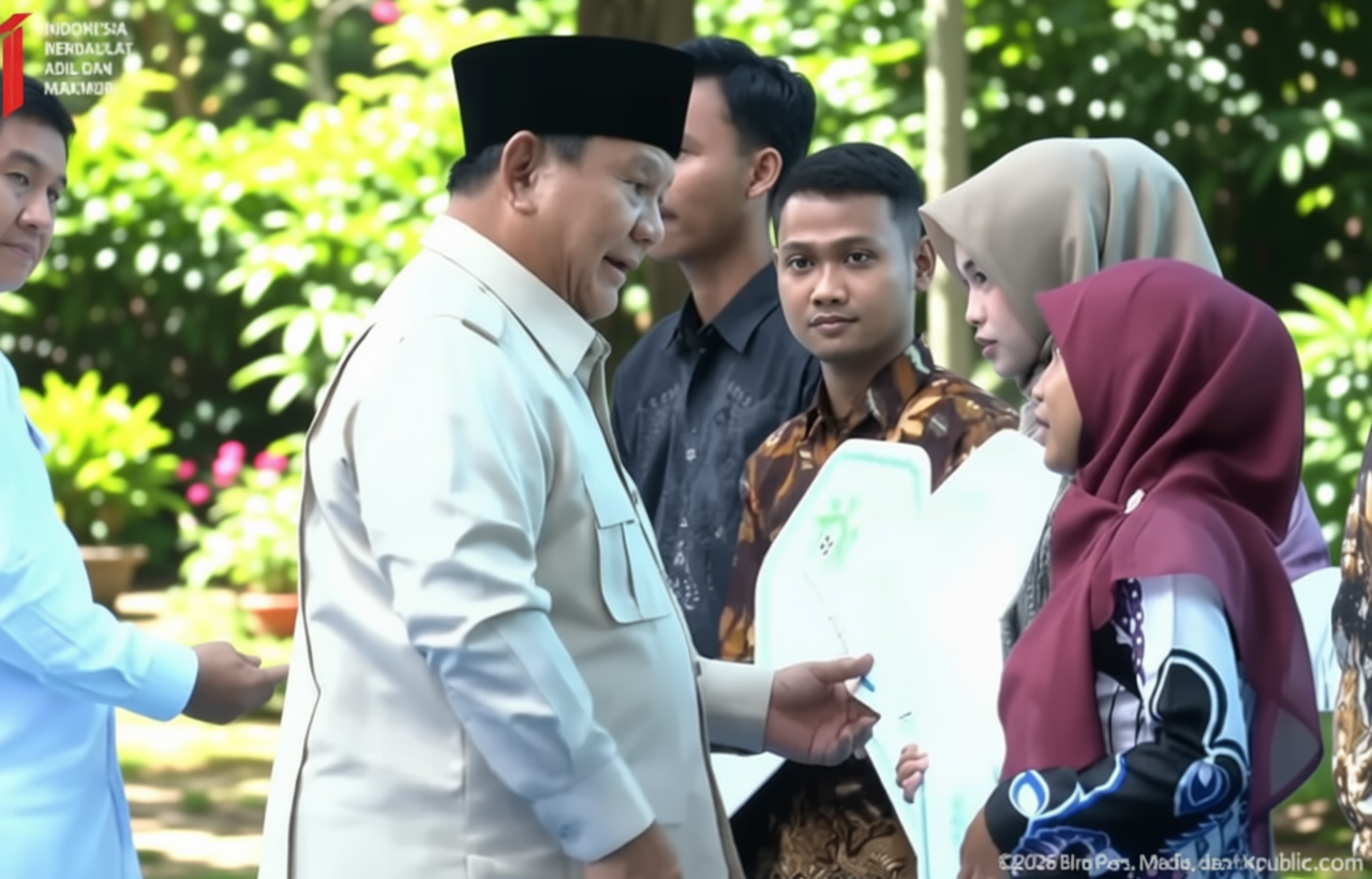 Presiden Prabowo Hadiri Akad Massal 62 Ribu KPR FLPP di Batang