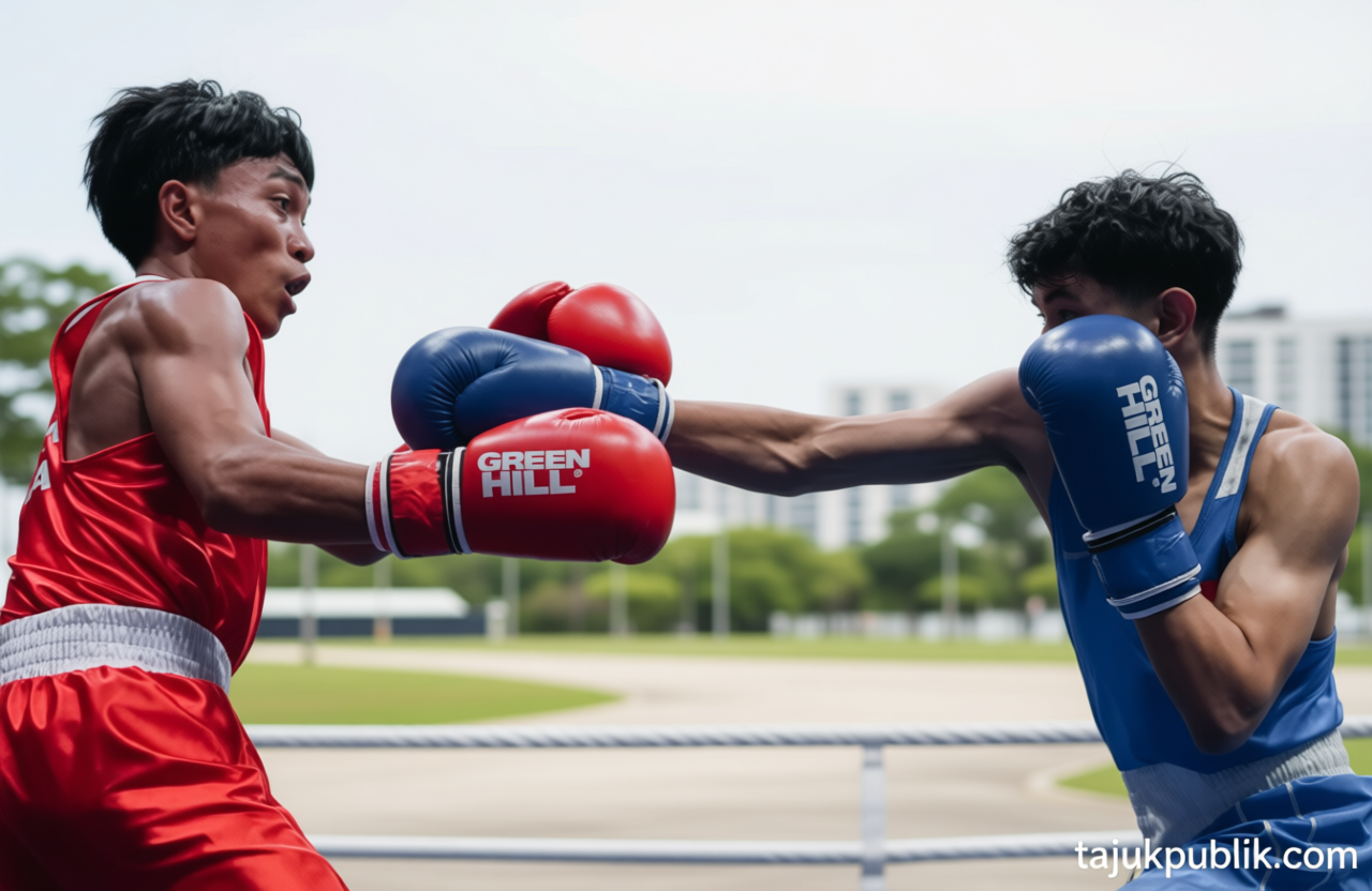 Fredrik Suhendri Menangkan di Hari Kedua Asian Boxing 2026