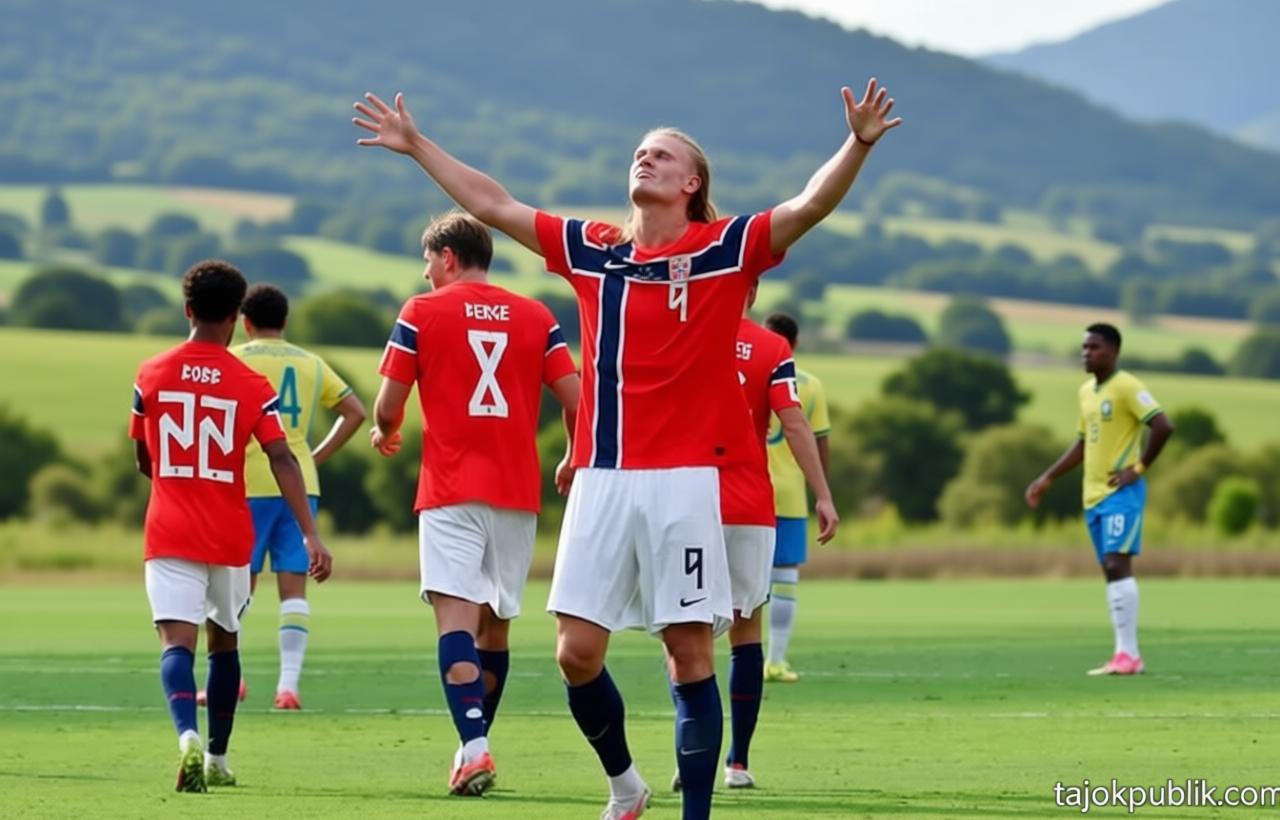 Visit Agenda: Waduh, Jersey Norwegia Sold Out jelang Pertandingan Lawan Inggris