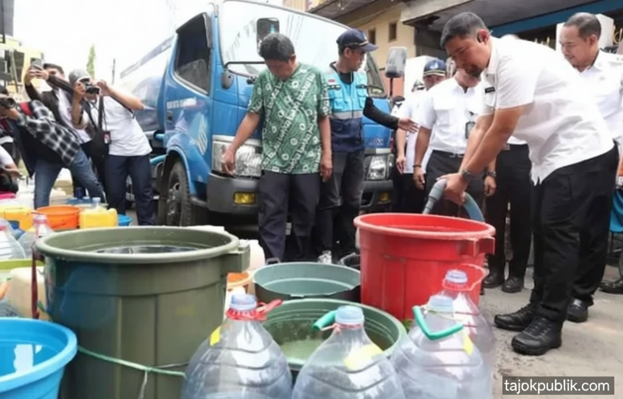 50 Ribu Warga Makassar Terdampak Kekeringan – BPBD Makassar Siapkan Tandon Air
