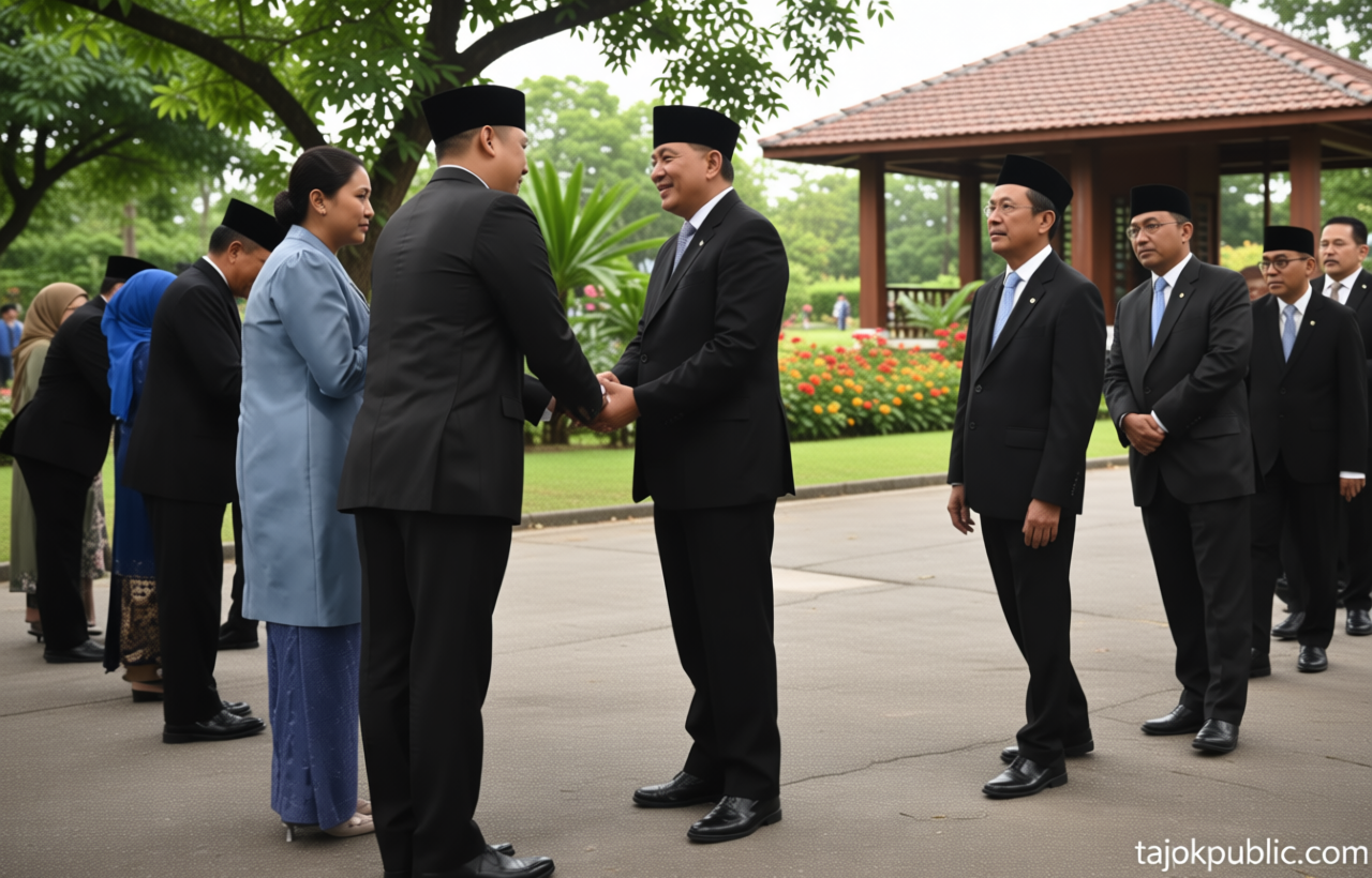 Menhan Sjafrie Hadiri Pelantikan Kepala BGN serta Pimpinan URI