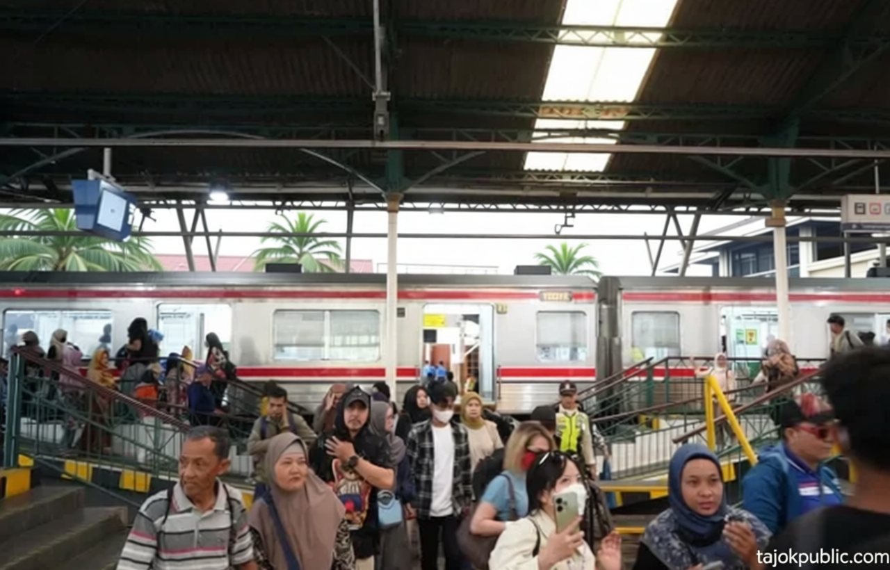 Key Strategy: Libur Sekolah, 1,16 Juta Penumpang Gunakan Kereta Api di Daop Jakarta