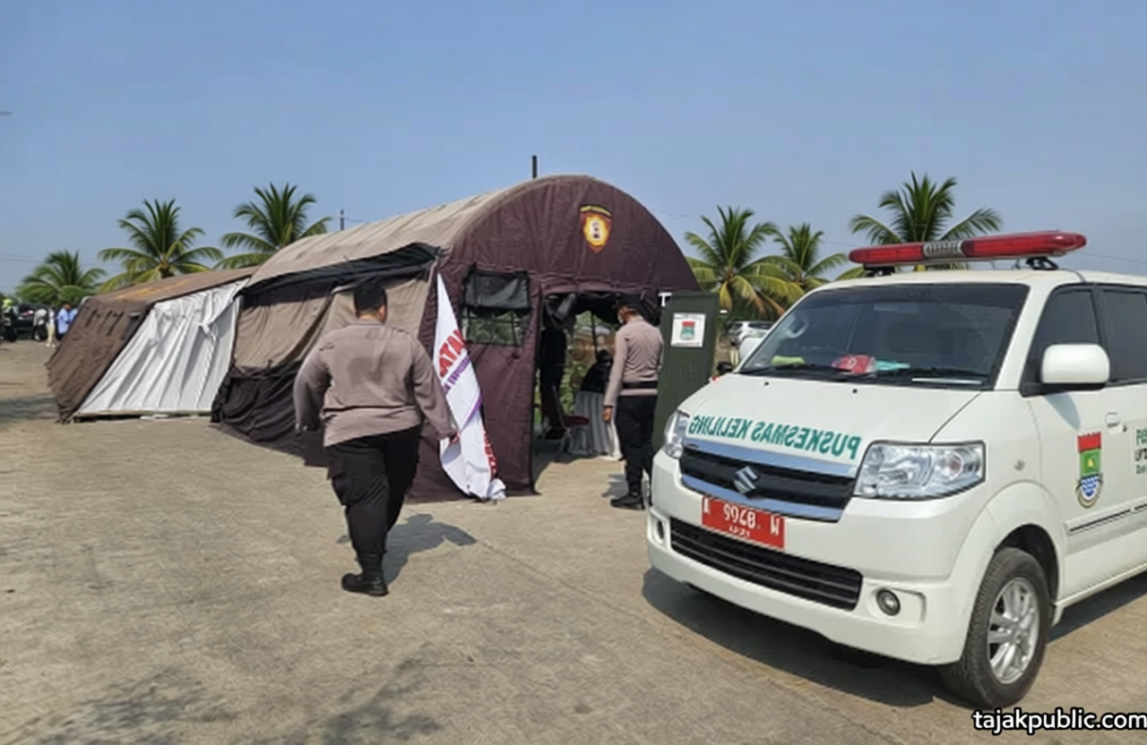 Kebakaran TPA Jatiwaringin – Kemenkes Distribusikan Logistik Medis