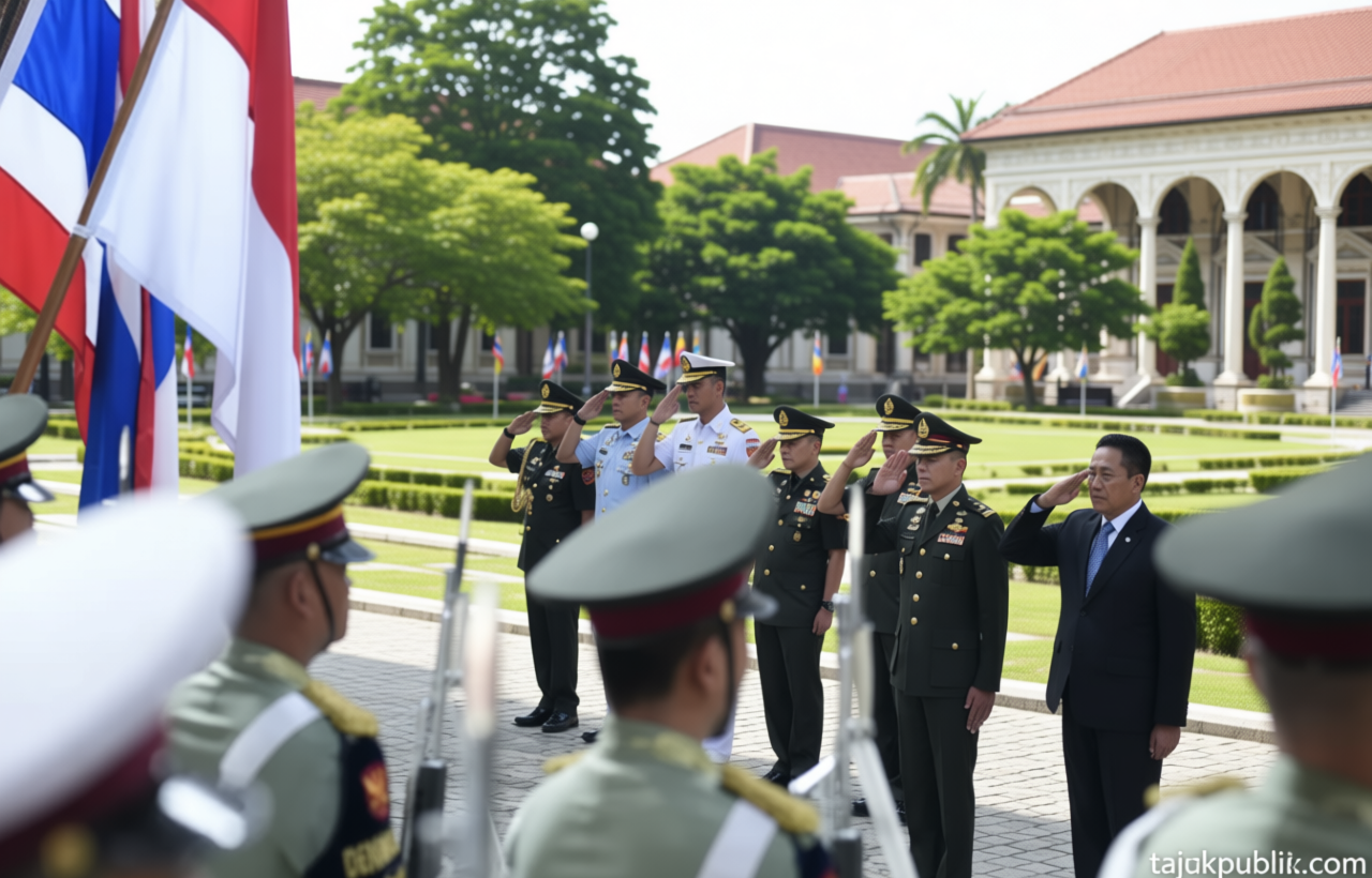 Key Discussion: Wamenhan Terima Kunjungan Kehormatan Panglima Angkatan Bersenjata Thailand