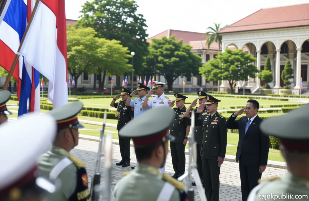 Key Discussion: Wamenhan Terima Kunjungan Kehormatan Panglima Angkatan Bersenjata Thailand