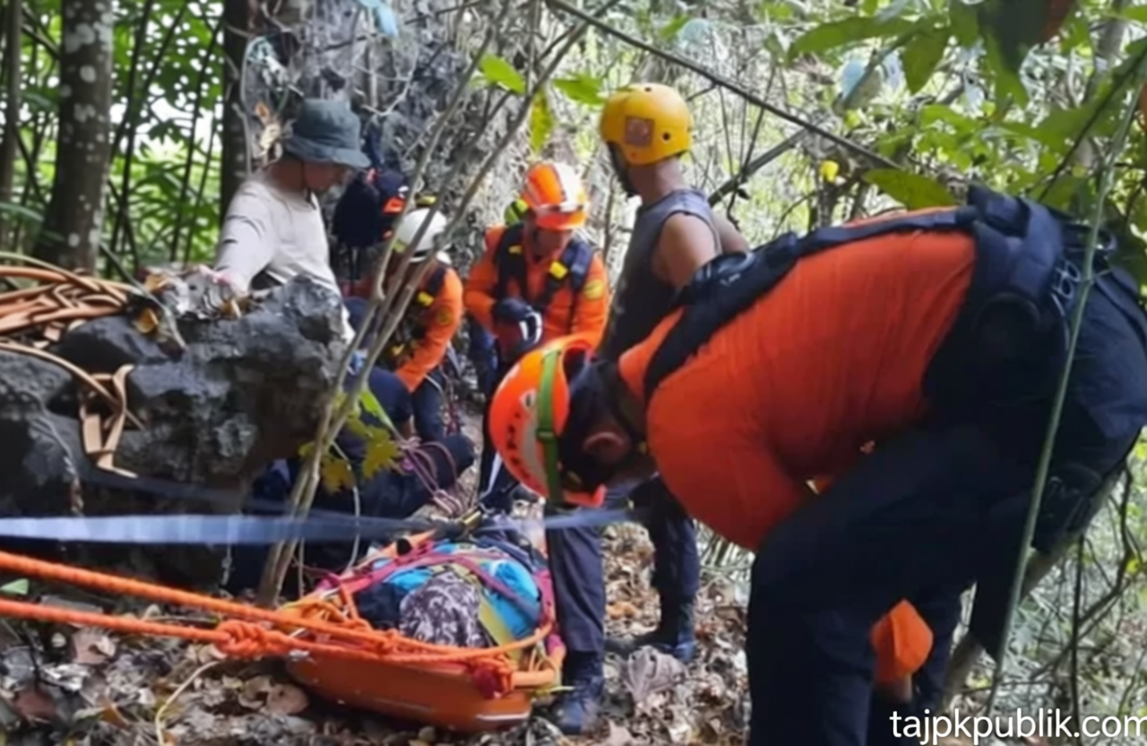 Basarnas Evakuasi Enam Mahasiswa Unhas di Kawasan Goa Kalibbong Alloa