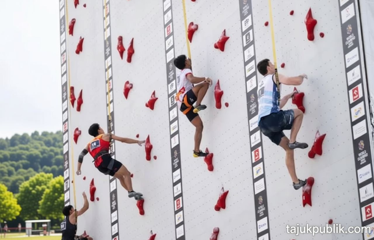 Key Strategy: Atlet Panjat Tebing Indonesia Lolos Final Speed Perorangan dan Relay Campuran