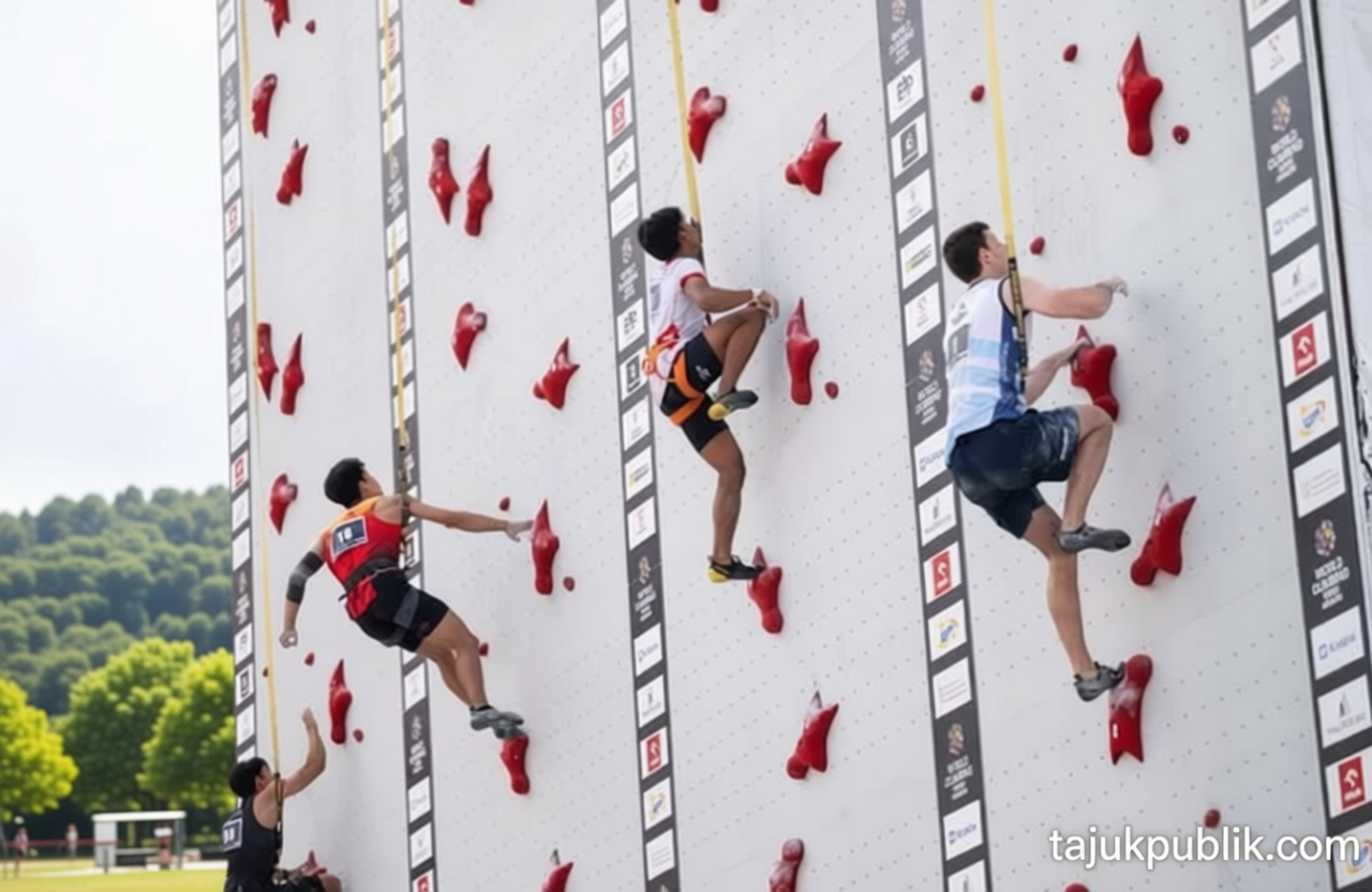 Key Strategy: Atlet Panjat Tebing Indonesia Lolos Final Speed Perorangan dan Relay Campuran