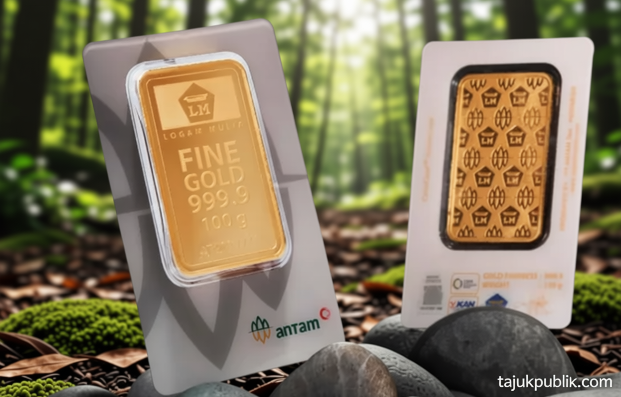 Harga Emas Antam Turun setelah Stabil Dua Hari – Cek Rinciannya