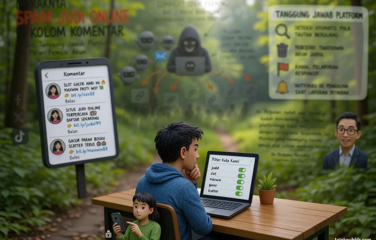 Key Strategy: CISSReC: Spam Judi Online di Medsos Manfaatkan Celah Moderasi