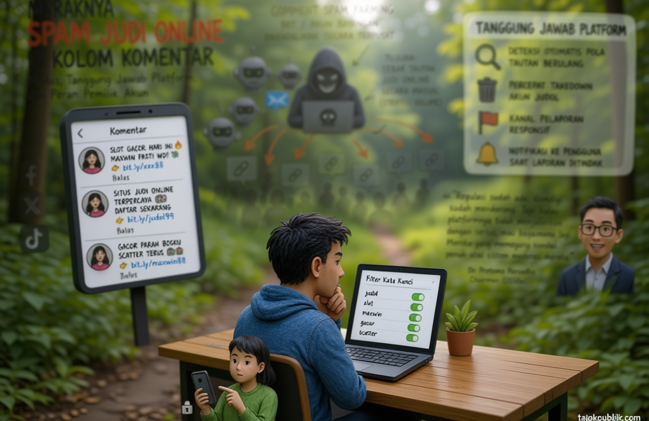 Key Strategy: CISSReC: Spam Judi Online di Medsos Manfaatkan Celah Moderasi