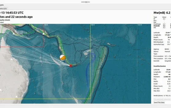 Solving Problems: Gempa Tektonik M 6.2 di Barat Daya Tonga tidak Berpotensi Tsunami
