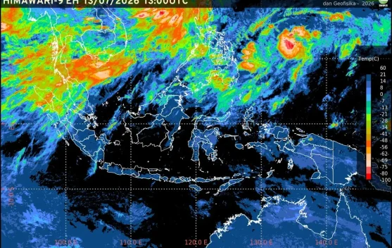 Prakiraan Cuaca Ibu Kota Provinsi se-Indonesia – 14 Juli