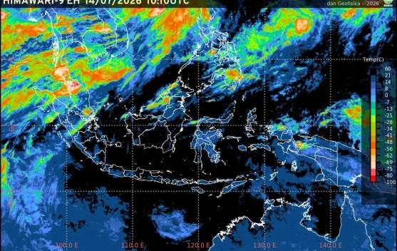 Prakiraan Cuaca Ibu Kota Provinsi se-Indonesia – 15 Juli