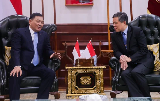 Meeting Results: Menhan Sjafrie Terima Kunjungan Menhan Singapura