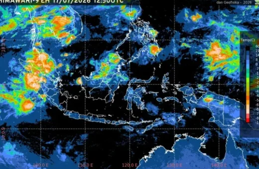 Prakiraan Cuaca Ibu Kota Provinsi se-Indonesia – 18 Juli