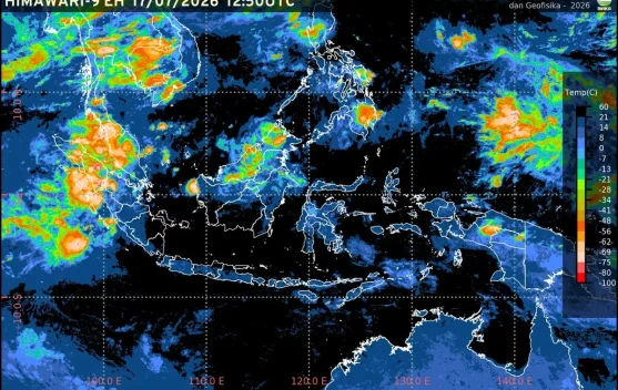 Prakiraan Cuaca Ibu Kota Provinsi se-Indonesia – 18 Juli