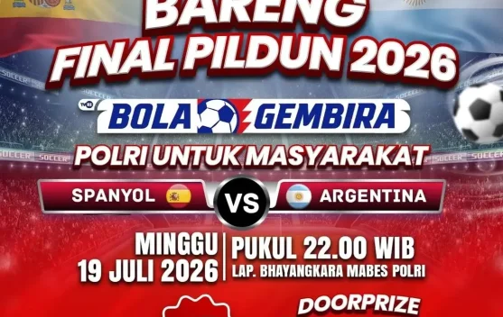 Visit Agenda: Polri Gelar Nobar Final Piala Dunia 2026 di Lapangan Bhayangkara