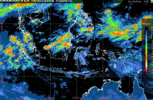 Prakiraan Cuaca Ibu Kota Provinsi se-Indonesia – 20 Juli