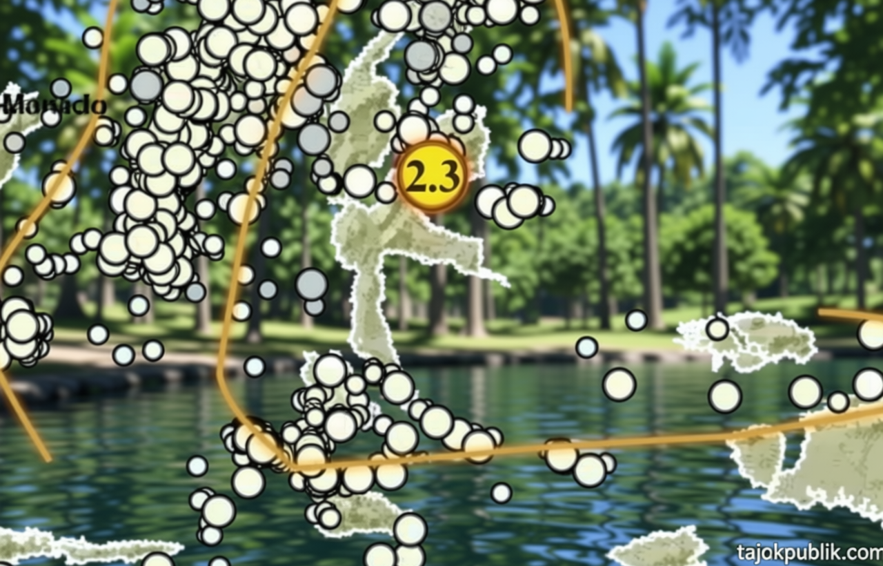 Gempa Magnitudo 2,3 Terjadi di Barat Daya Halmahera Timur