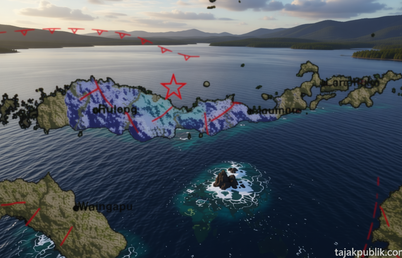 Gempa Magnitudo 4,6 Guncang Laut Utara Mbay, Nagekeo