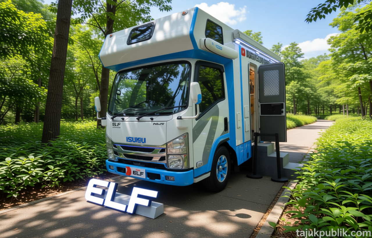 Isuzu ELF NLR Campervan Kolaborasi dengan JAJAGO di GIIAS